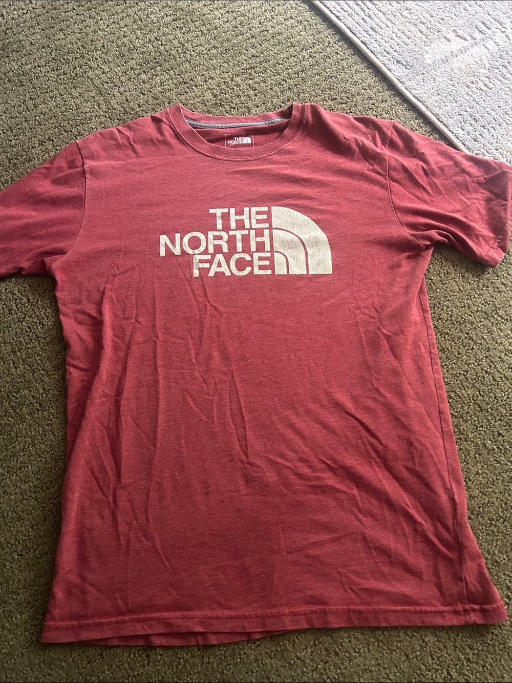 The North Face Red Short-Sleeve Logo Tee